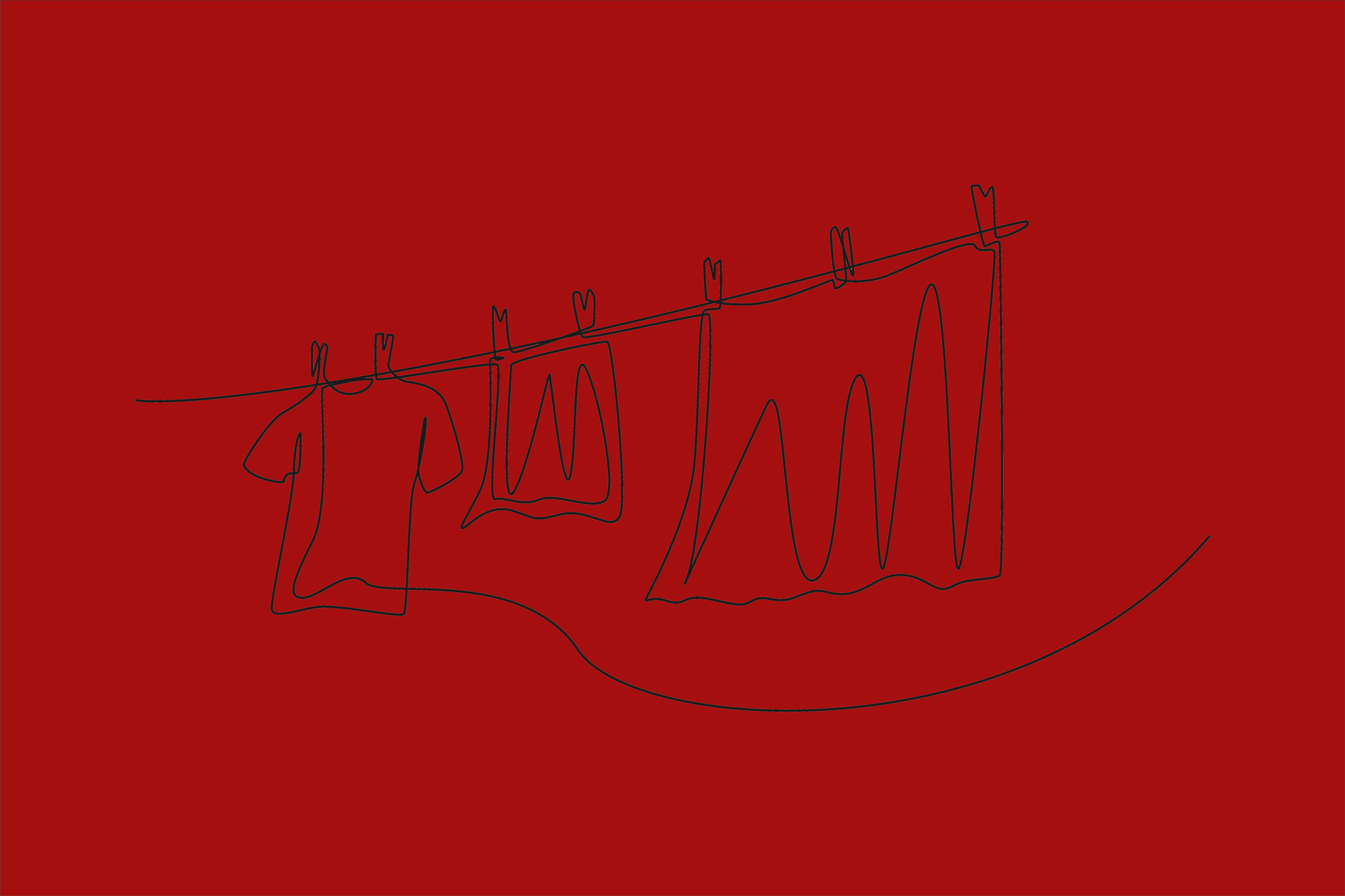 Clothesline Red Shutterstock 2182731899